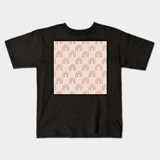 Modern Rainbow Pattern Kids T-Shirt